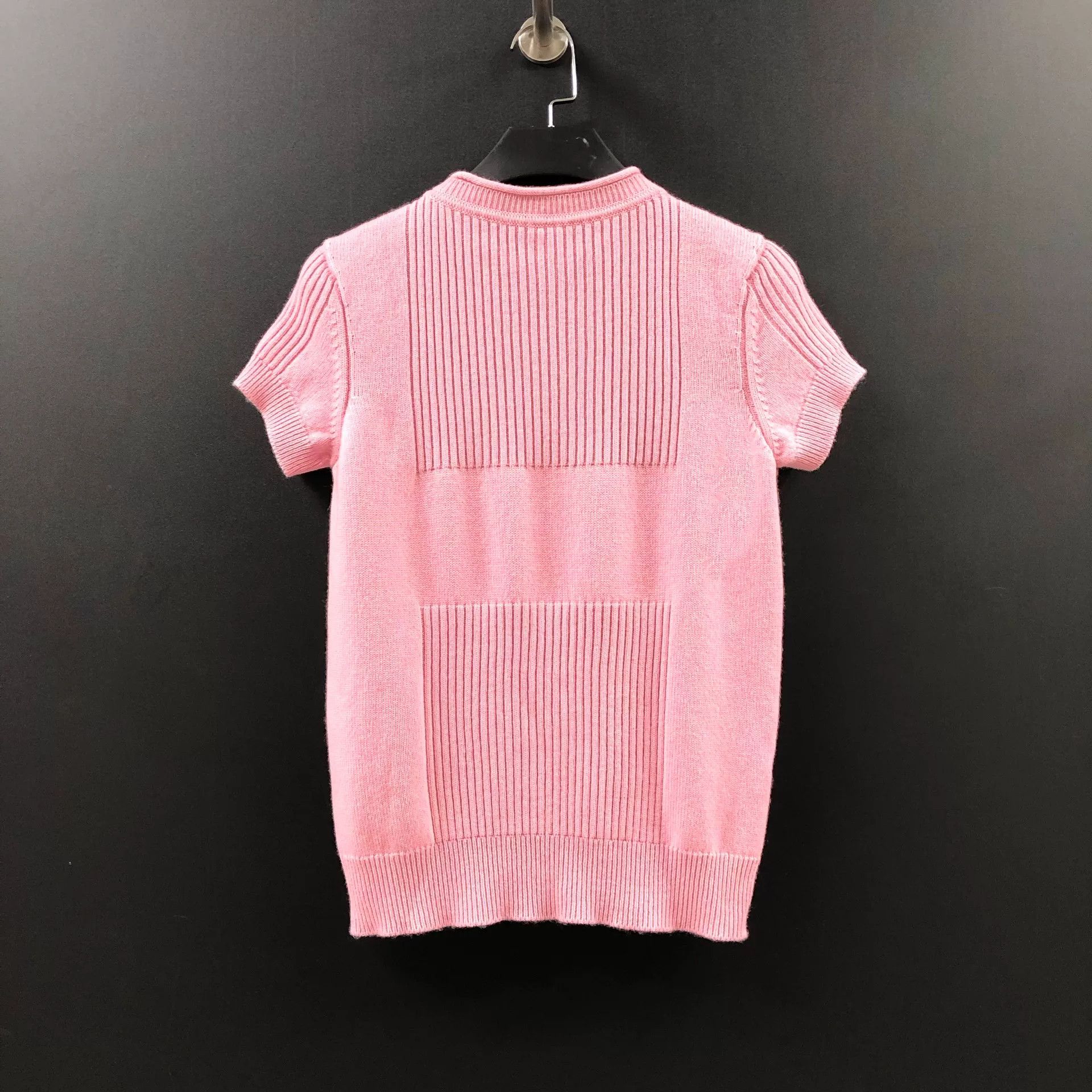 Hermes Hermes Pink Cashmere Knit Top Size US XS / EU 42 / 0 - 2 Thumbnail