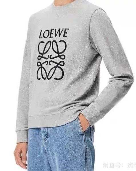 Loewe Loewe Blue Embroidered Logo Sweatshirt Size US M / EU 48-50 / 2 - 8 Thumbnail
