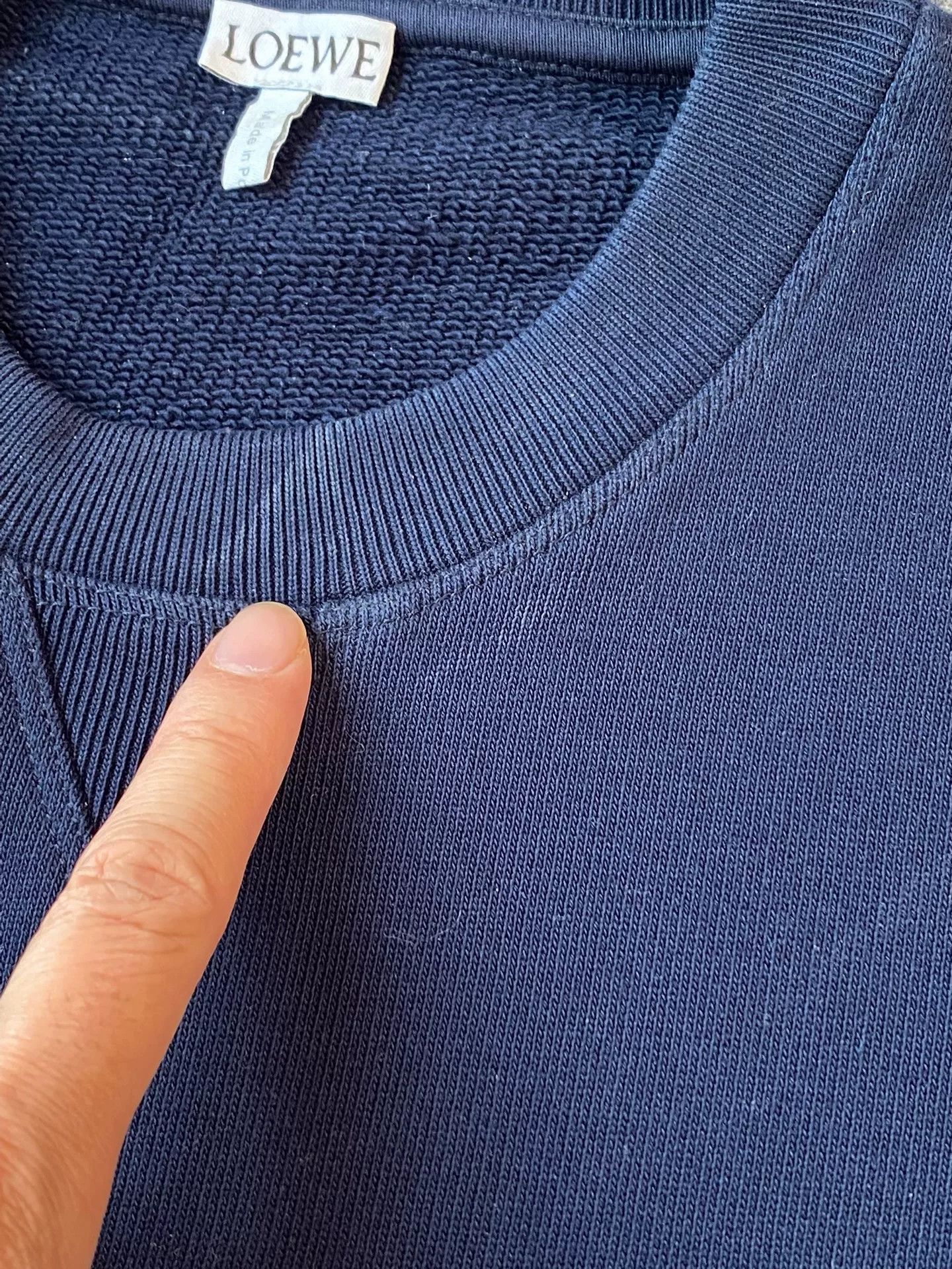 Loewe Loewe Blue Embroidered Logo Sweatshirt Size US M / EU 48-50 / 2 - 7 Thumbnail
