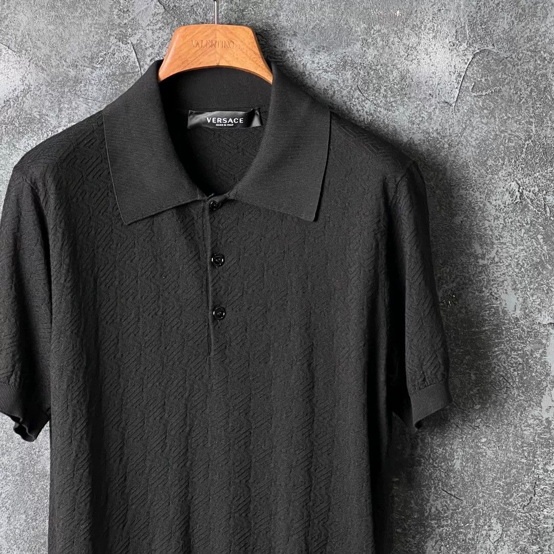 Versace VERSACE Short Sleeve Polo Shirt Size US XS / EU 42 / 0 - 3 Thumbnail