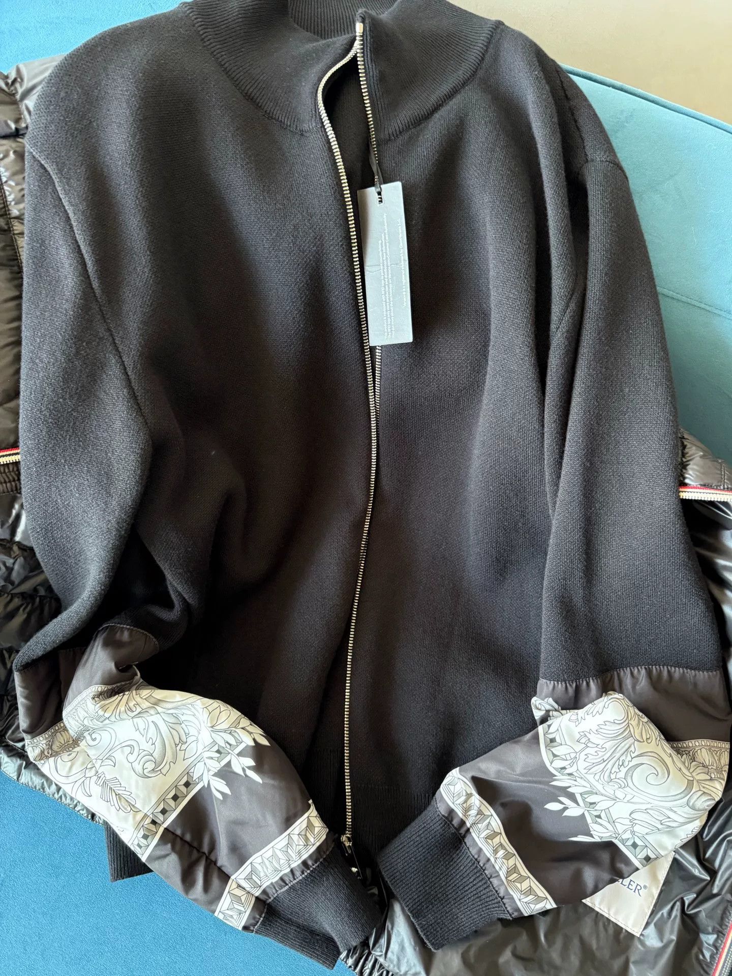 Versace Versace Men's Wool Cardigan Size US S / EU 44-46 / 1 - 4 Thumbnail