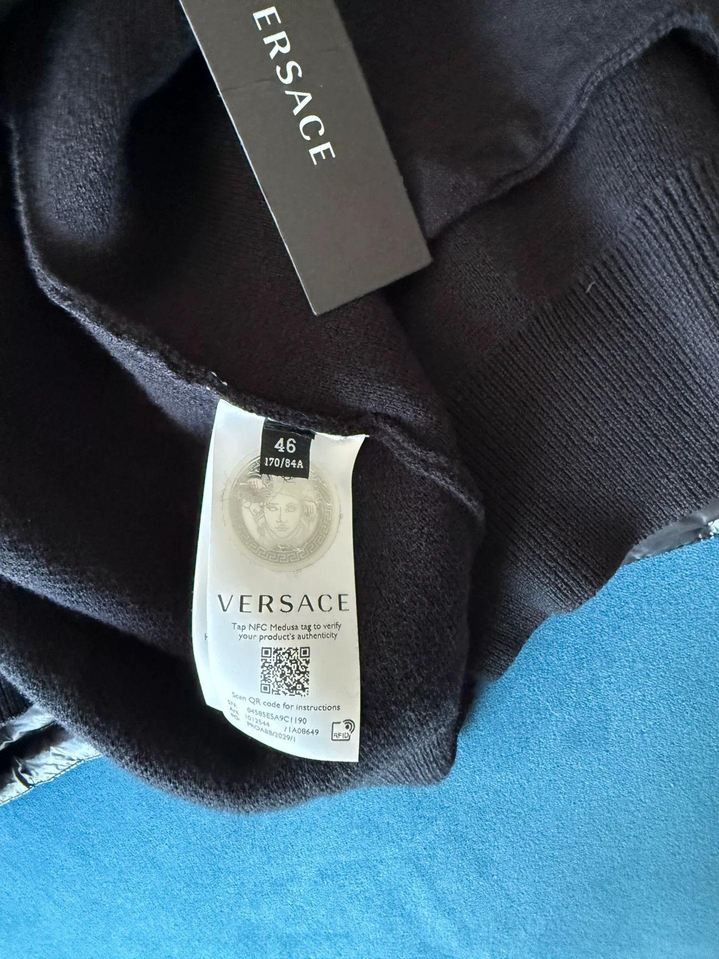 Versace Versace Men's Wool Cardigan Size US S / EU 44-46 / 1 - 3 Thumbnail