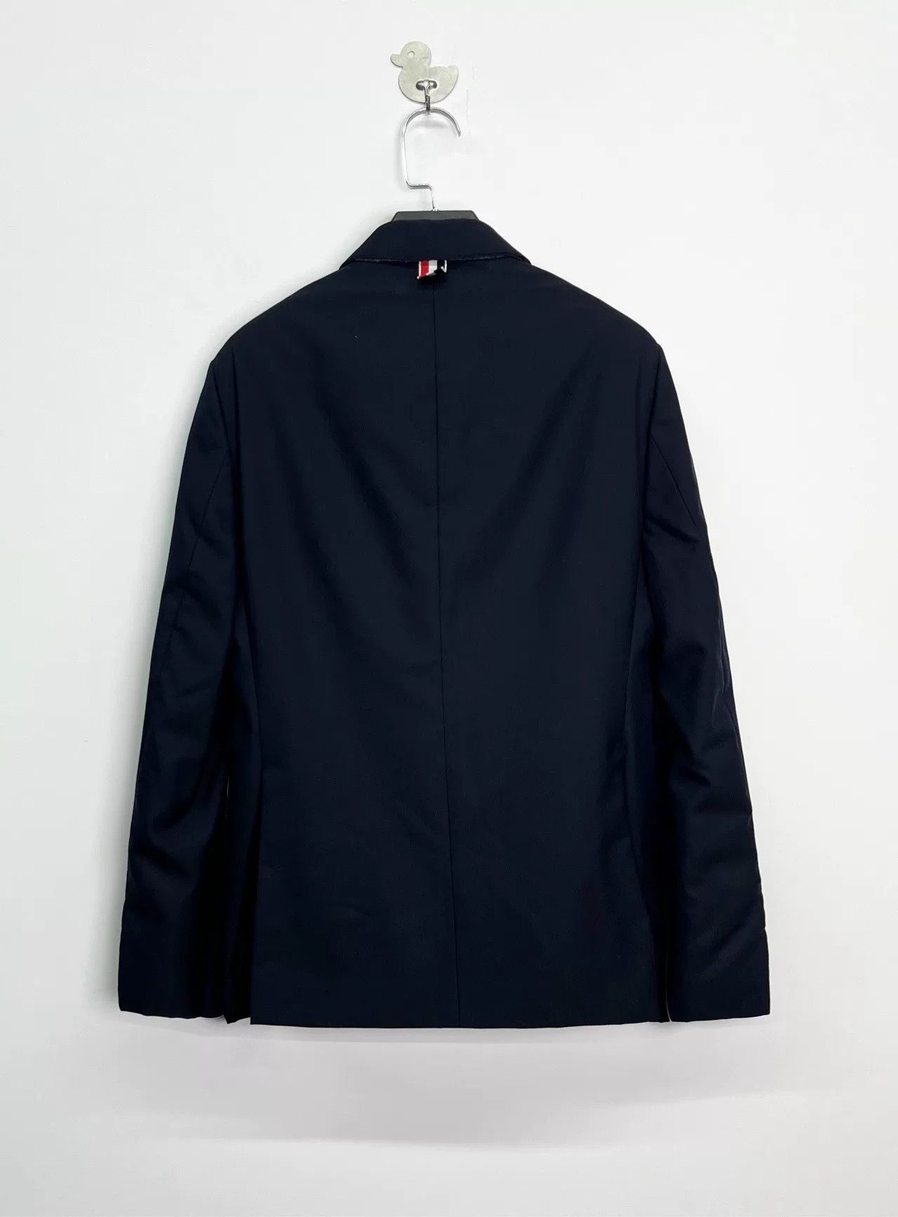 Thom Browne Thom Browne Navy Anchor Button Blazer Size US M / EU 48-50 / 2 - 2 Thumbnail