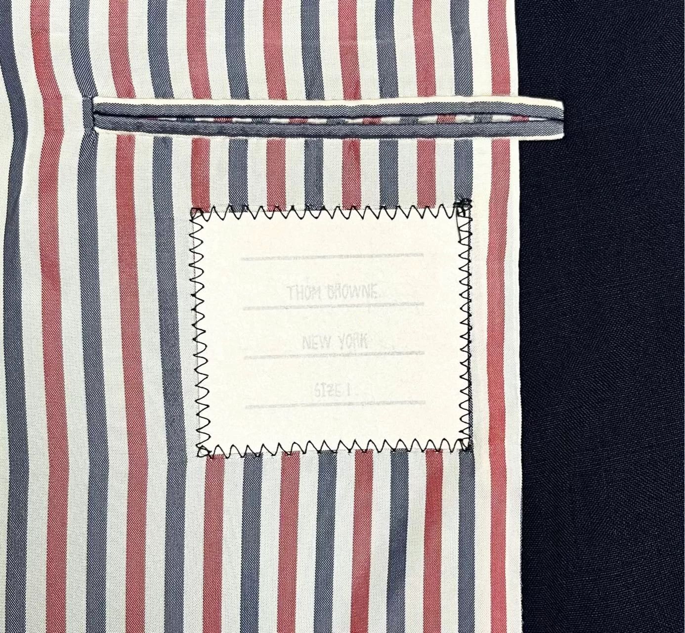 Thom Browne Thom Browne Navy Anchor Button Blazer Size US M / EU 48-50 / 2 - 6 Thumbnail