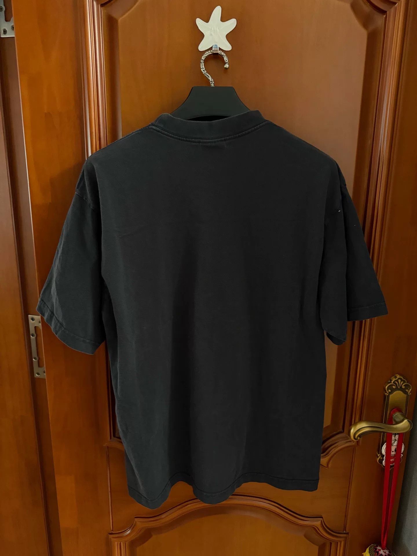 Balenciaga Balenciaga Black Wave Print T-Shirt Size US S / EU 44-46 / 1 - 2 Thumbnail
