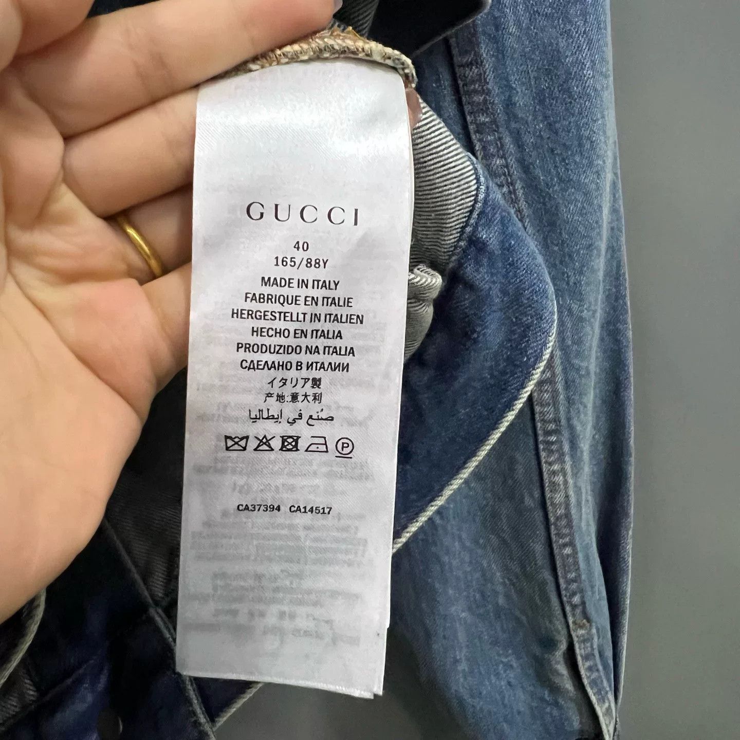 Gucci gucci vintage giraffe denim jacket size 40 Size US M / EU 48-50 / 2 - 4 Thumbnail