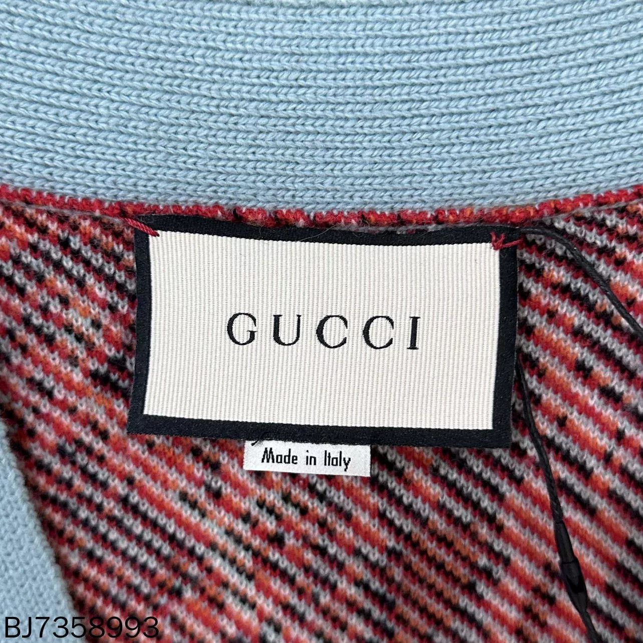 Gucci blue tiger logo cardigan by gucci Size US XXL / EU 58 / 5 - 5 Thumbnail
