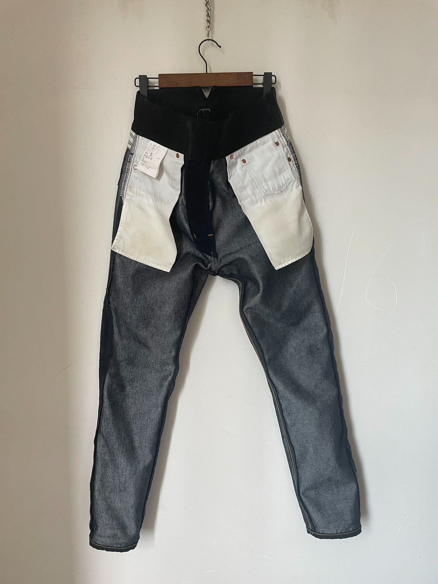 Junya Watanabe junya watanabe waist-tied denim jeans Size US 26 / EU 42 - 2 Thumbnail