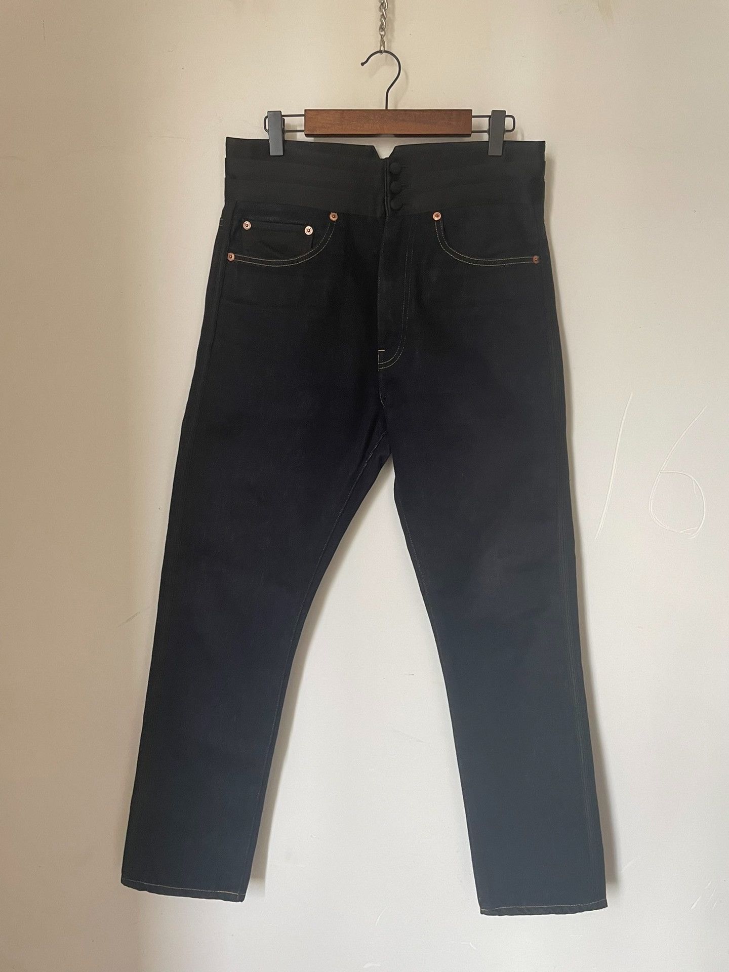 Junya Watanabe junya watanabe waist-tied denim jeans Size US 26 / EU 42 - 5 Thumbnail