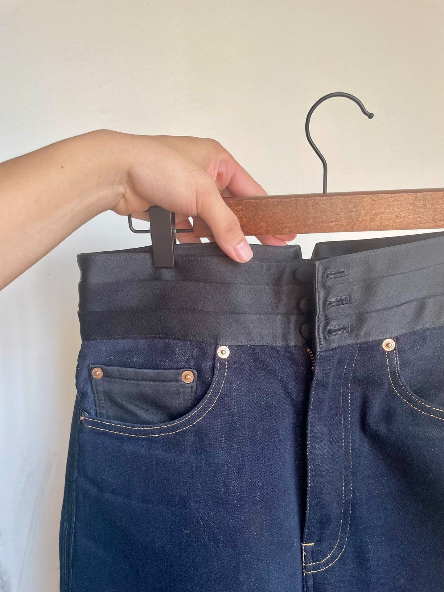 Junya Watanabe junya watanabe waist-tied denim jeans Size US 26 / EU 42 - 3 Thumbnail