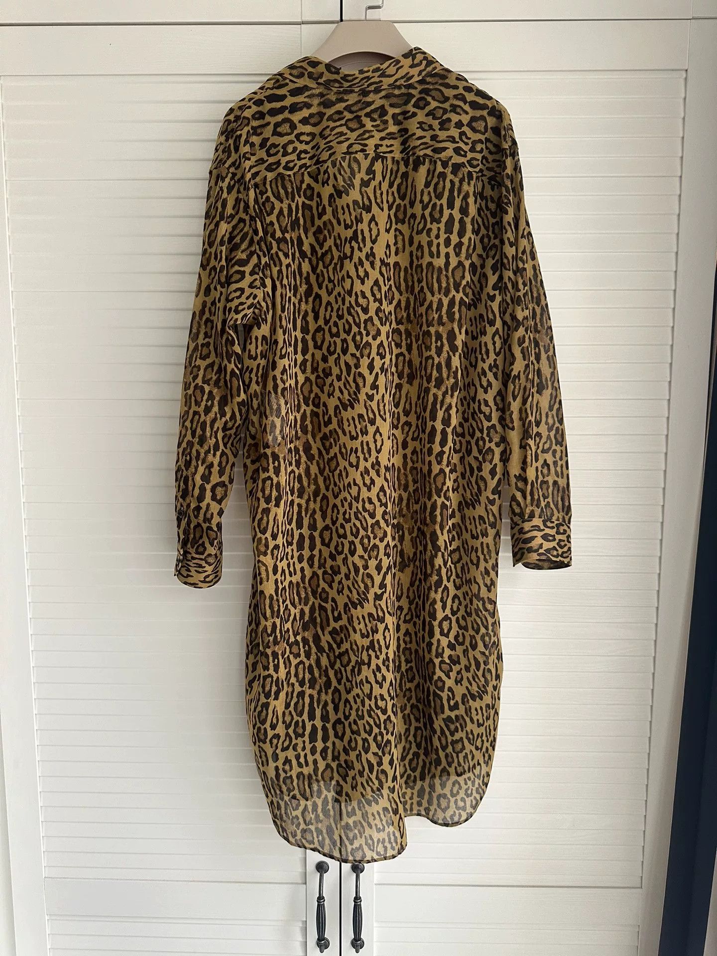 Junya Watanabe junya watanabe long leopard print shirt Size US S / EU 44-46 / 1 - 2 Thumbnail