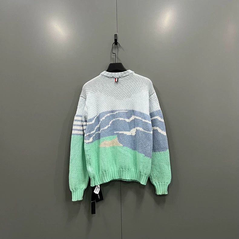 Thom Browne Thom Browne Lighthouse Print Sweater Size US S / EU 44-46 / 1 - 2 Thumbnail