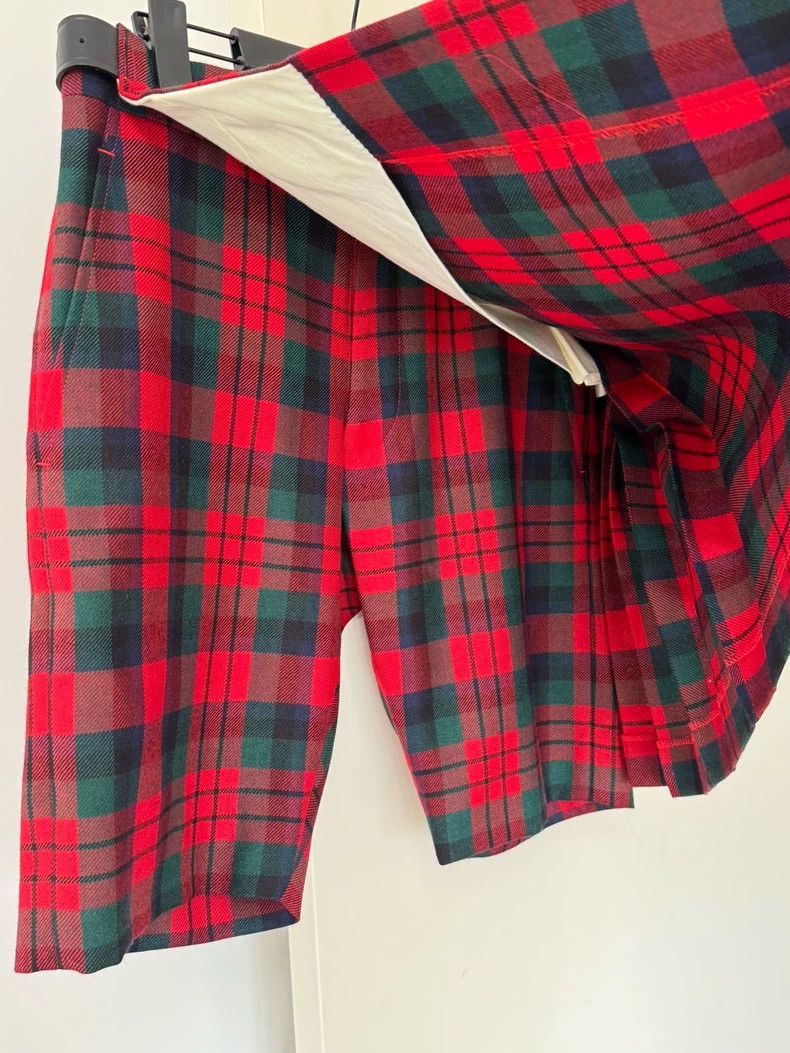 Comme des Garcons COMME des GARCONS 07SS Red Black Plaid Pants Size US 30 / EU 46 - 6 Thumbnail