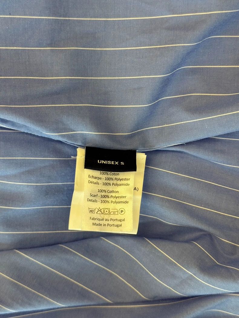 Yohji Yamamoto Yproject Blue Striped Oversize Shirt Size US S / EU 44-46 / 1 - 5 Thumbnail