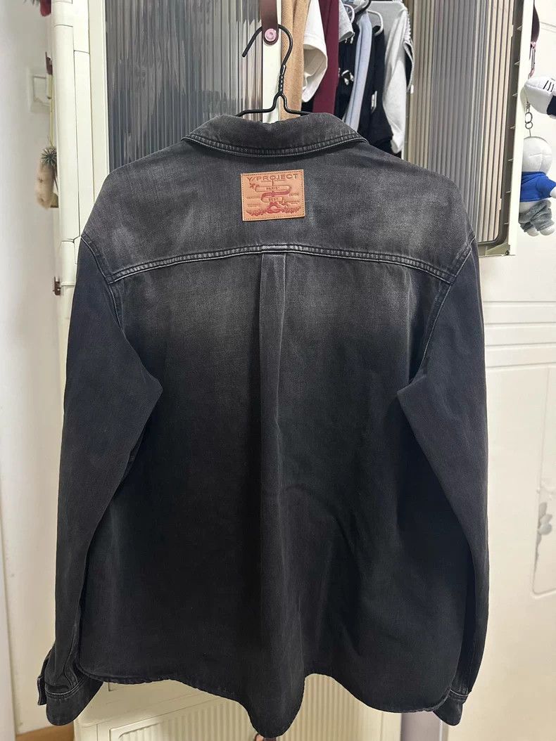 Yohji Yamamoto Y/Project 23FW Embroidered Denim Jacket Size US S / EU 44-46 / 1 - 5 Thumbnail