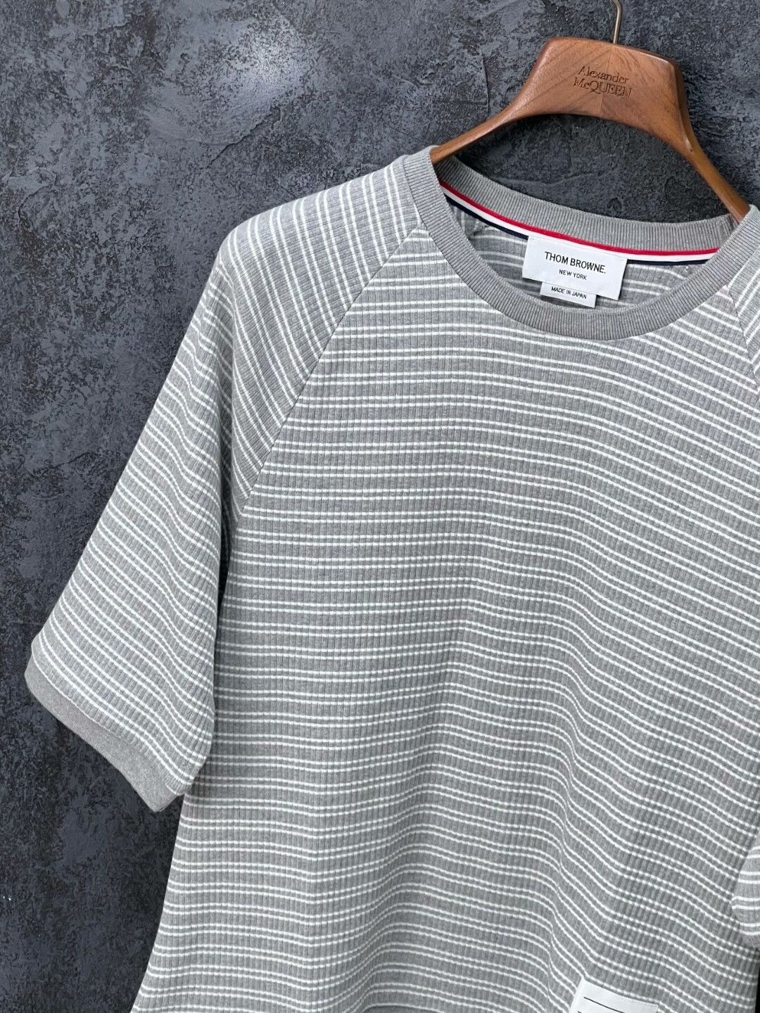 Thom Browne thom browne classic striped cotton t-shirt Size US M / EU 48-50 / 2 - 5 Thumbnail