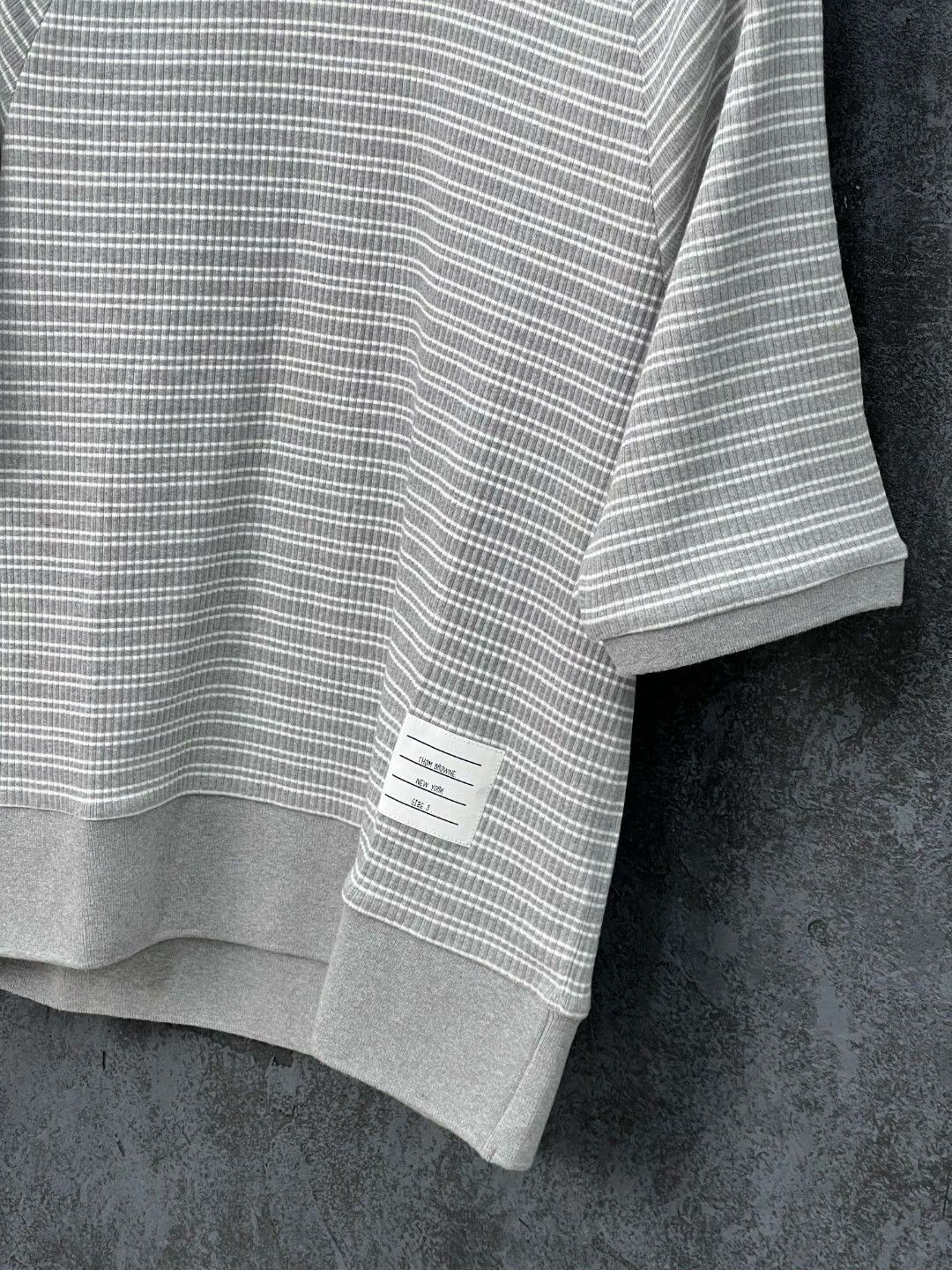 Thom Browne thom browne classic striped cotton t-shirt Size US M / EU 48-50 / 2 - 4 Thumbnail