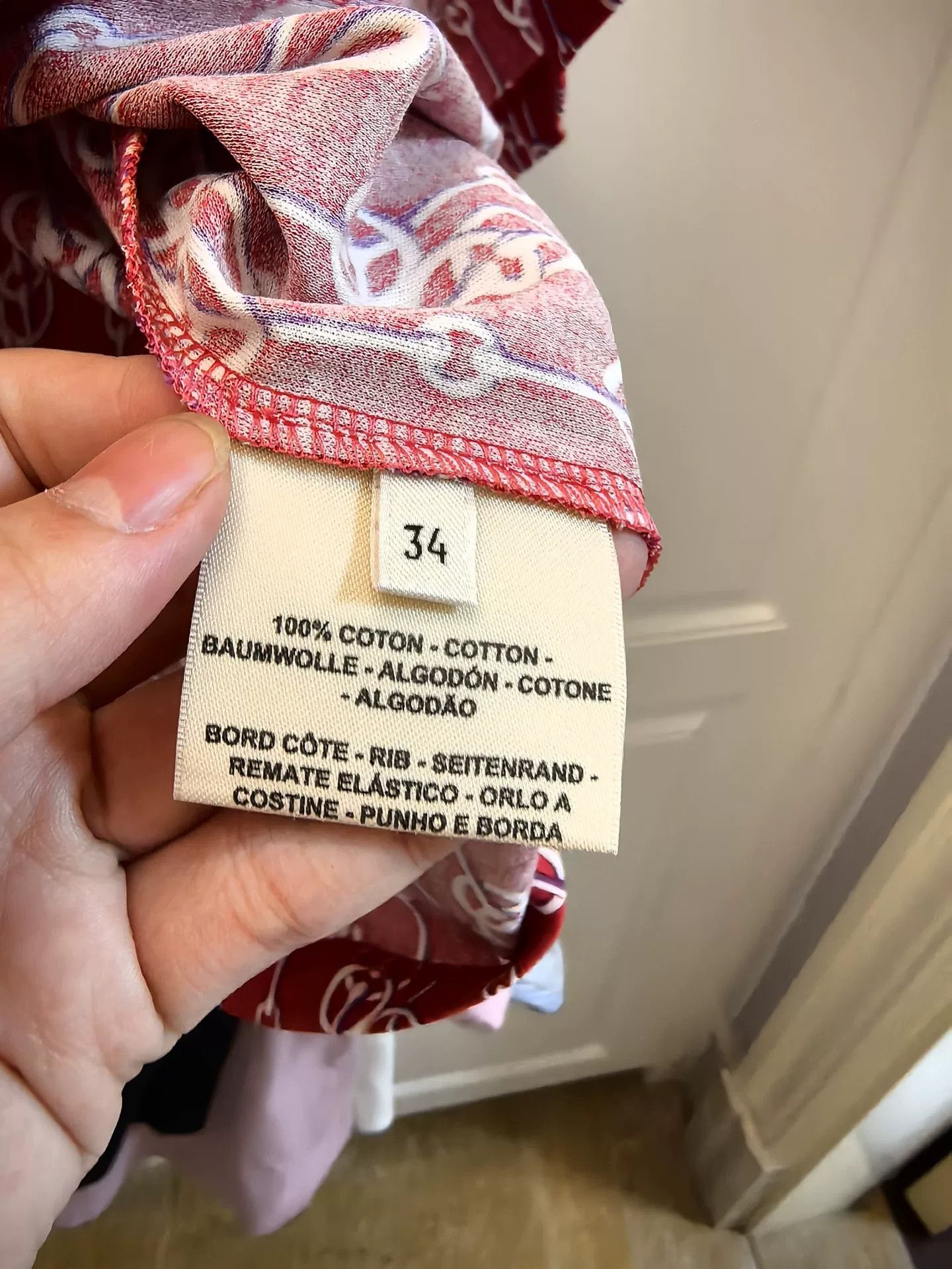 Hermes Hermes Red Patterned Dress Size US XS / EU 42 / 0 - 4 Thumbnail