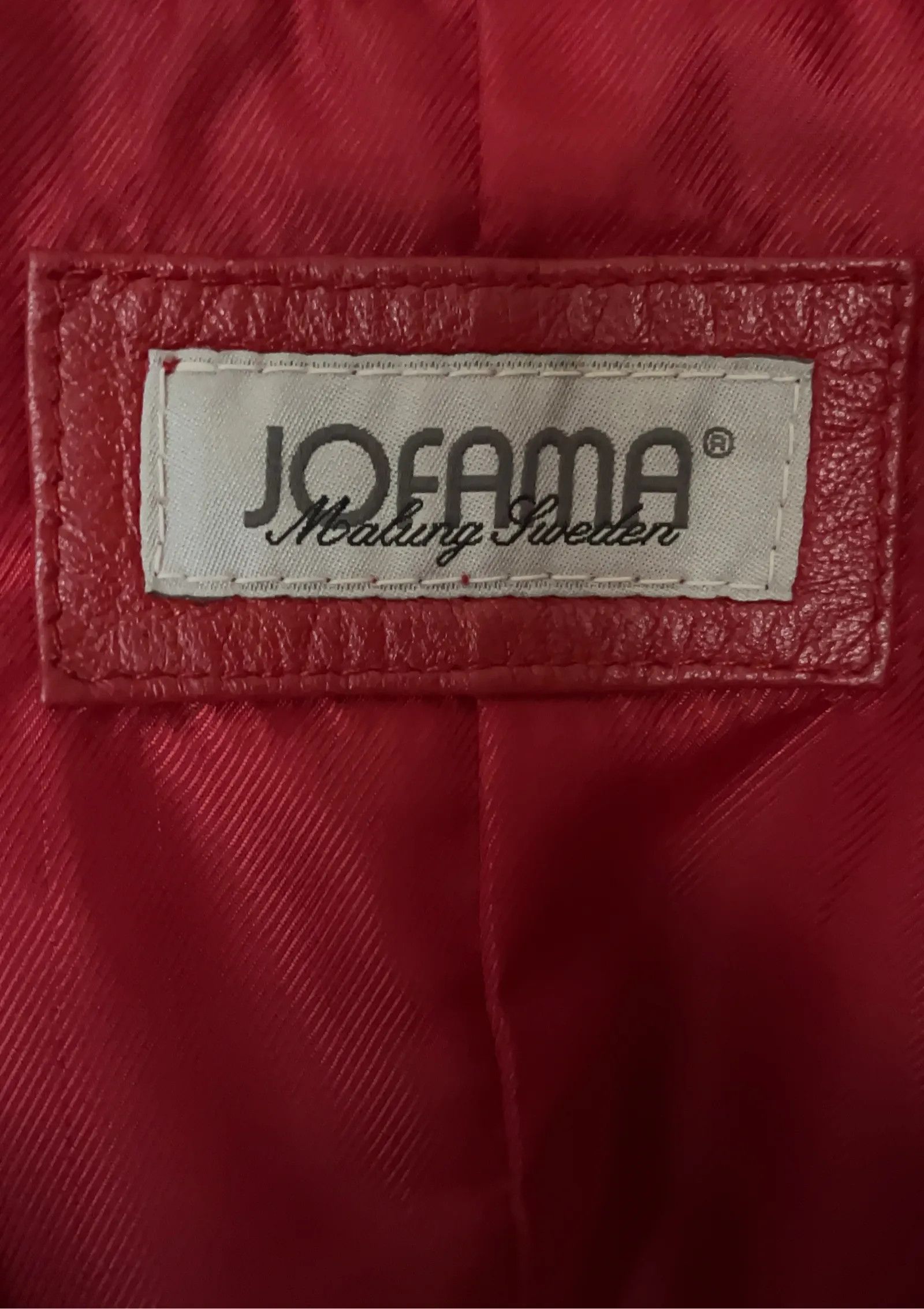 JOFAMA Jofama Leather Jacket Size S / US 4 / IT 40 - 2 Thumbnail