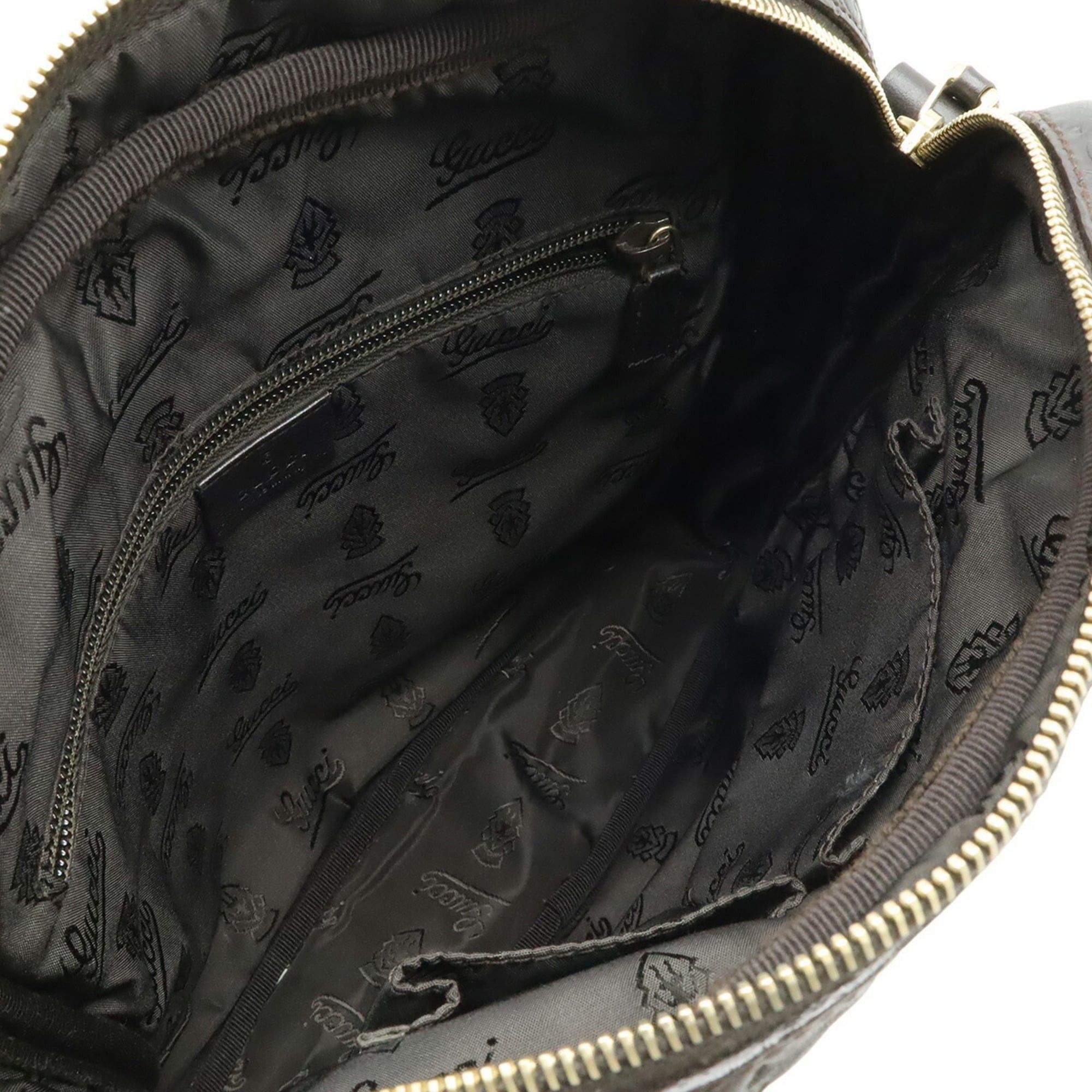 Gucci GUCCI Guccissima Shoulder Bag Leather Dark Brown 201448 Size ONE SIZE - 8 Thumbnail