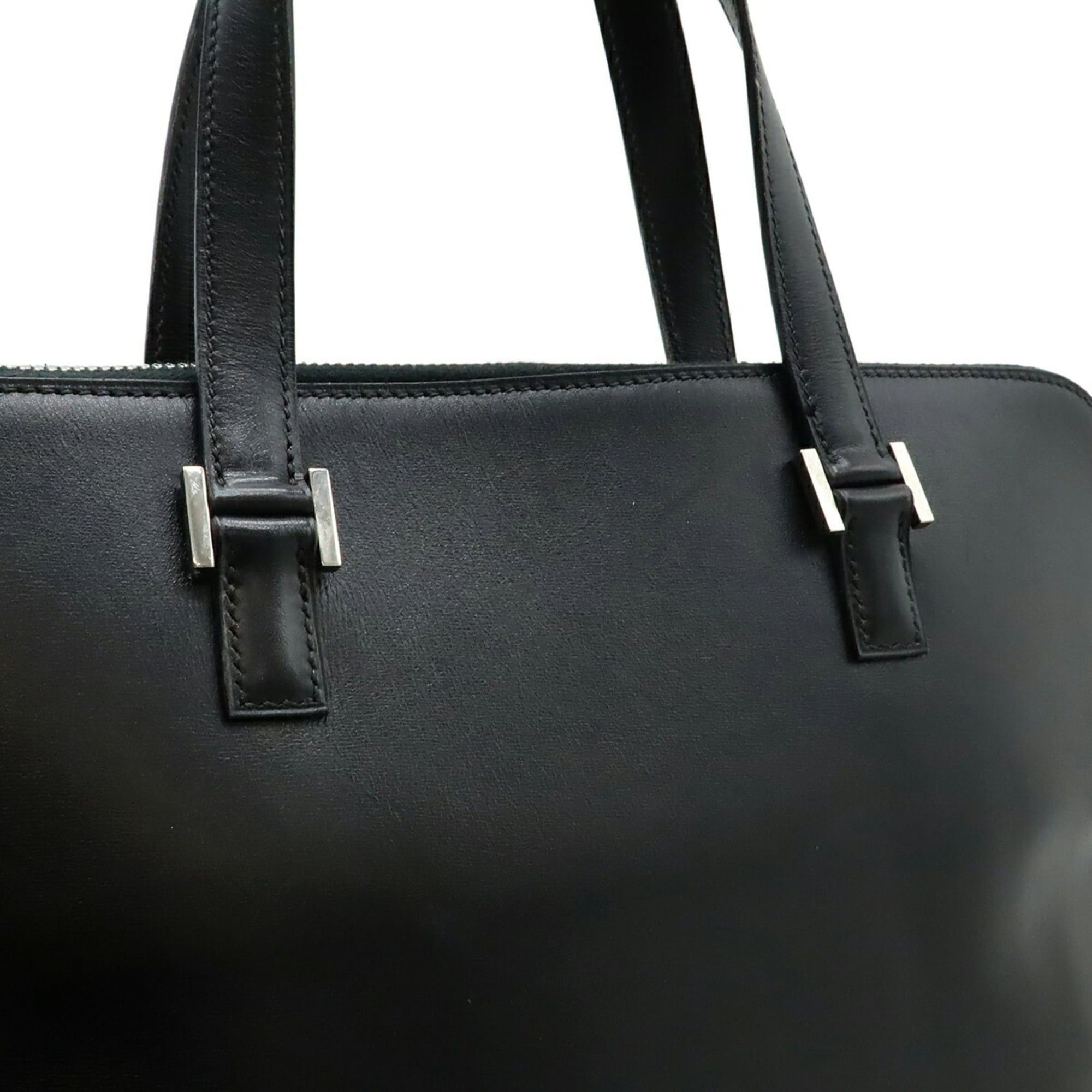 Hermes HERMES Escapeada handbag tote bag in black box calf leather with an E stamp. Size ONE SIZE - 8 Thumbnail