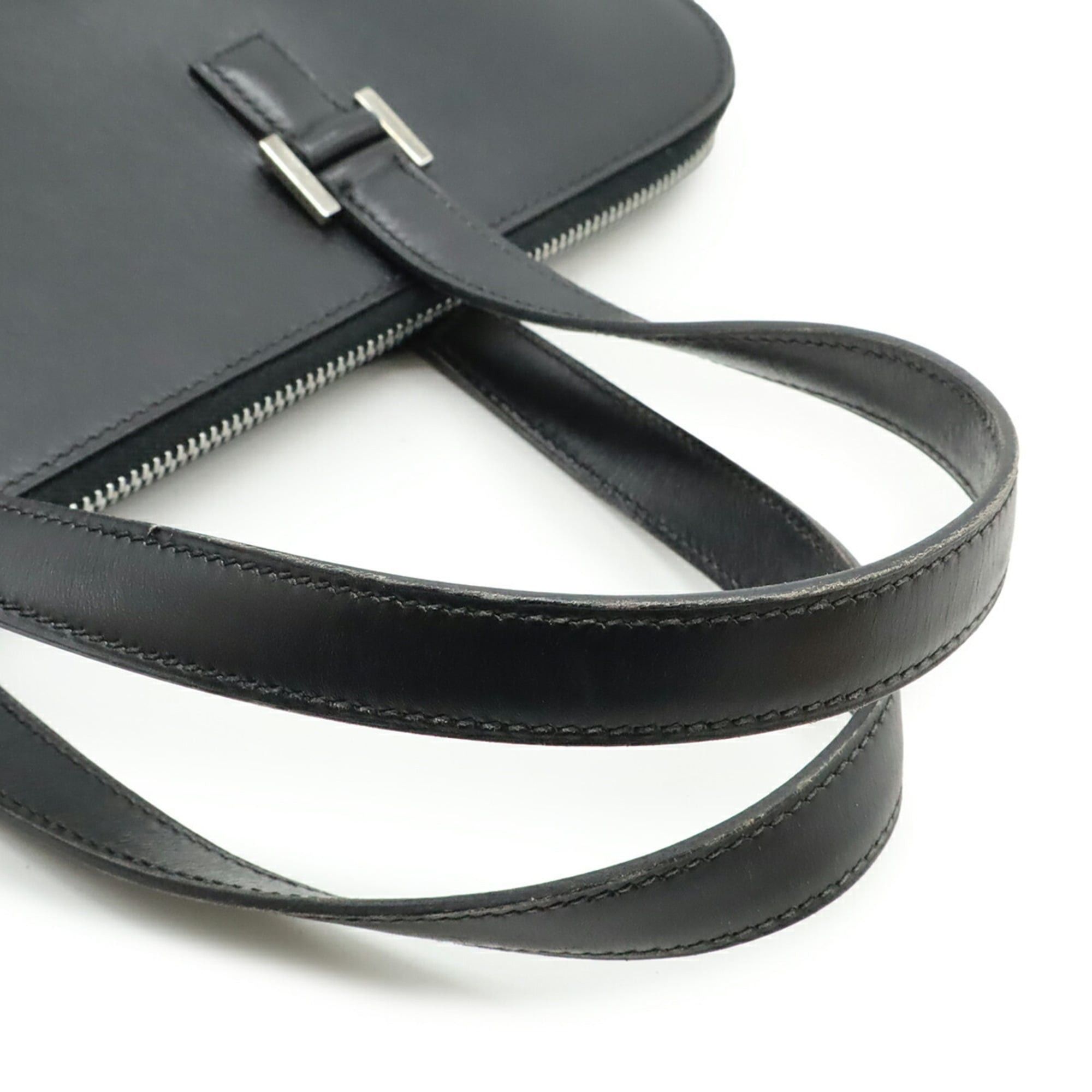Hermes HERMES Escapeada handbag tote bag in black box calf leather with an E stamp. Size ONE SIZE - 5 Thumbnail