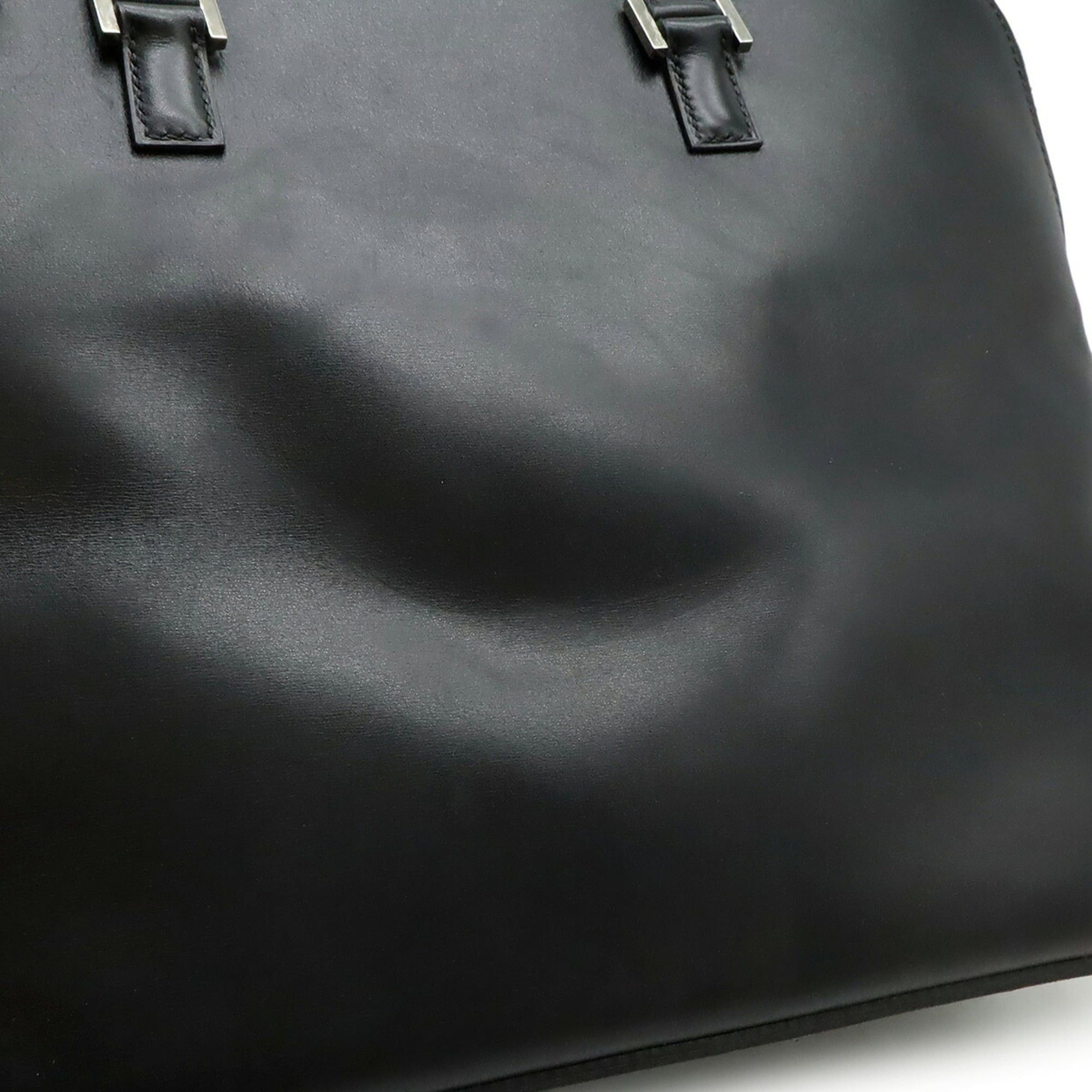 Hermes HERMES Escapeada handbag tote bag in black box calf leather with an E stamp. Size ONE SIZE - 9 Thumbnail