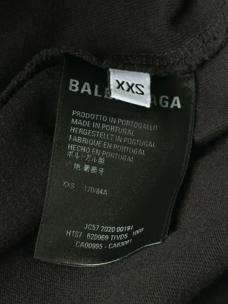 Balenciaga Balenciaga GW GYMWEAR Short Sleeve T-shirt Size US XXS / EU 40 - 3 Thumbnail