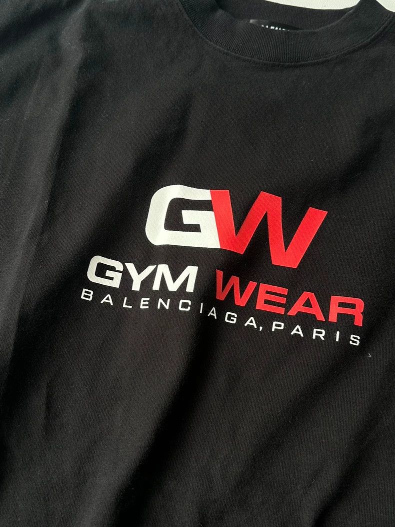 Balenciaga Balenciaga GW GYMWEAR Short Sleeve T-shirt Size US XXS / EU 40 - 2 Thumbnail