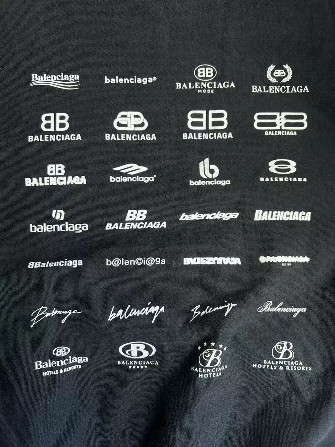 Balenciaga Balenciaga All-Over Logo Sweatshirt Size US M / EU 48-50 / 2 - 5 Thumbnail