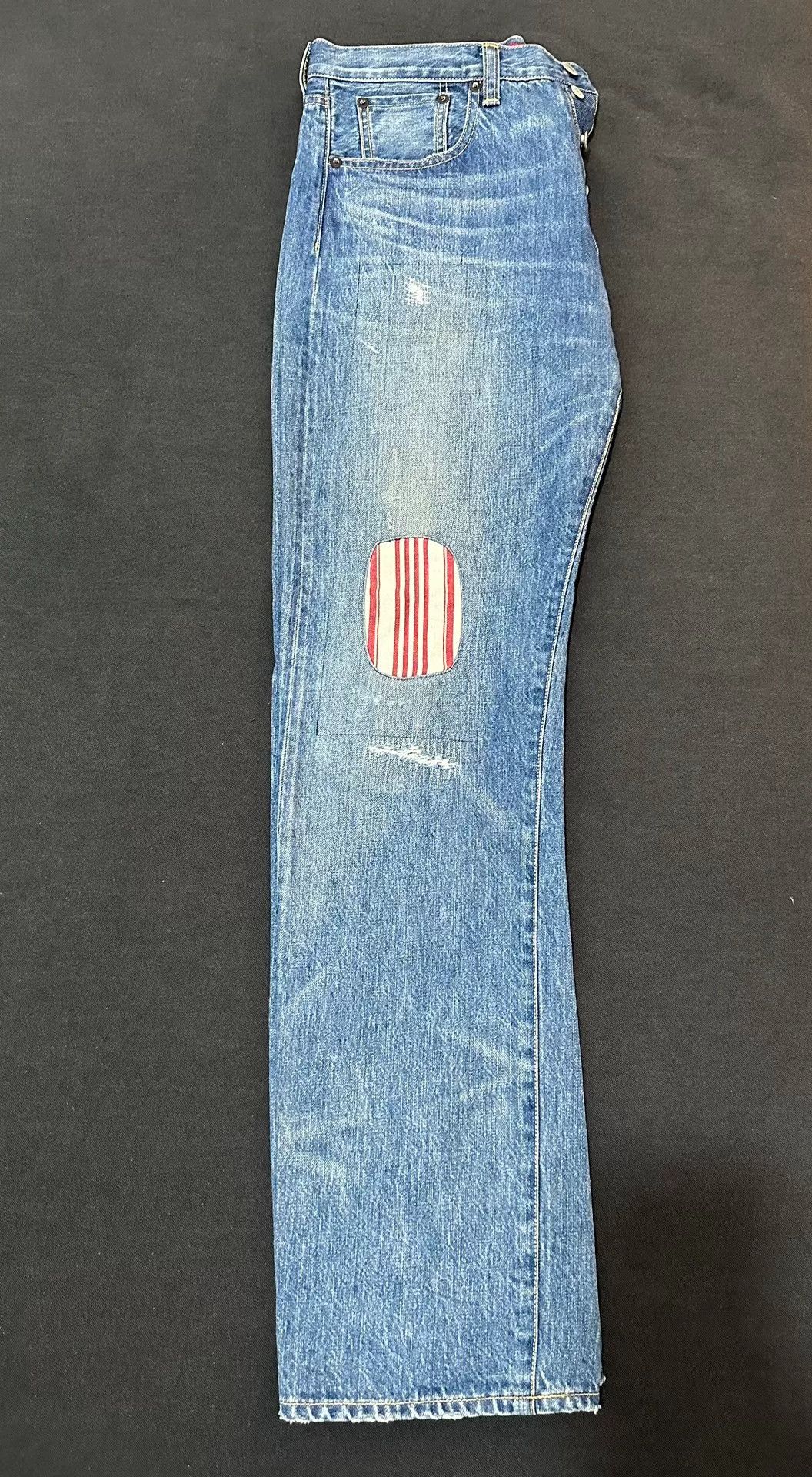 Junya Watanabe junya watanabe jeans with patchwork details Size US 26 / EU 42 - 2 Thumbnail
