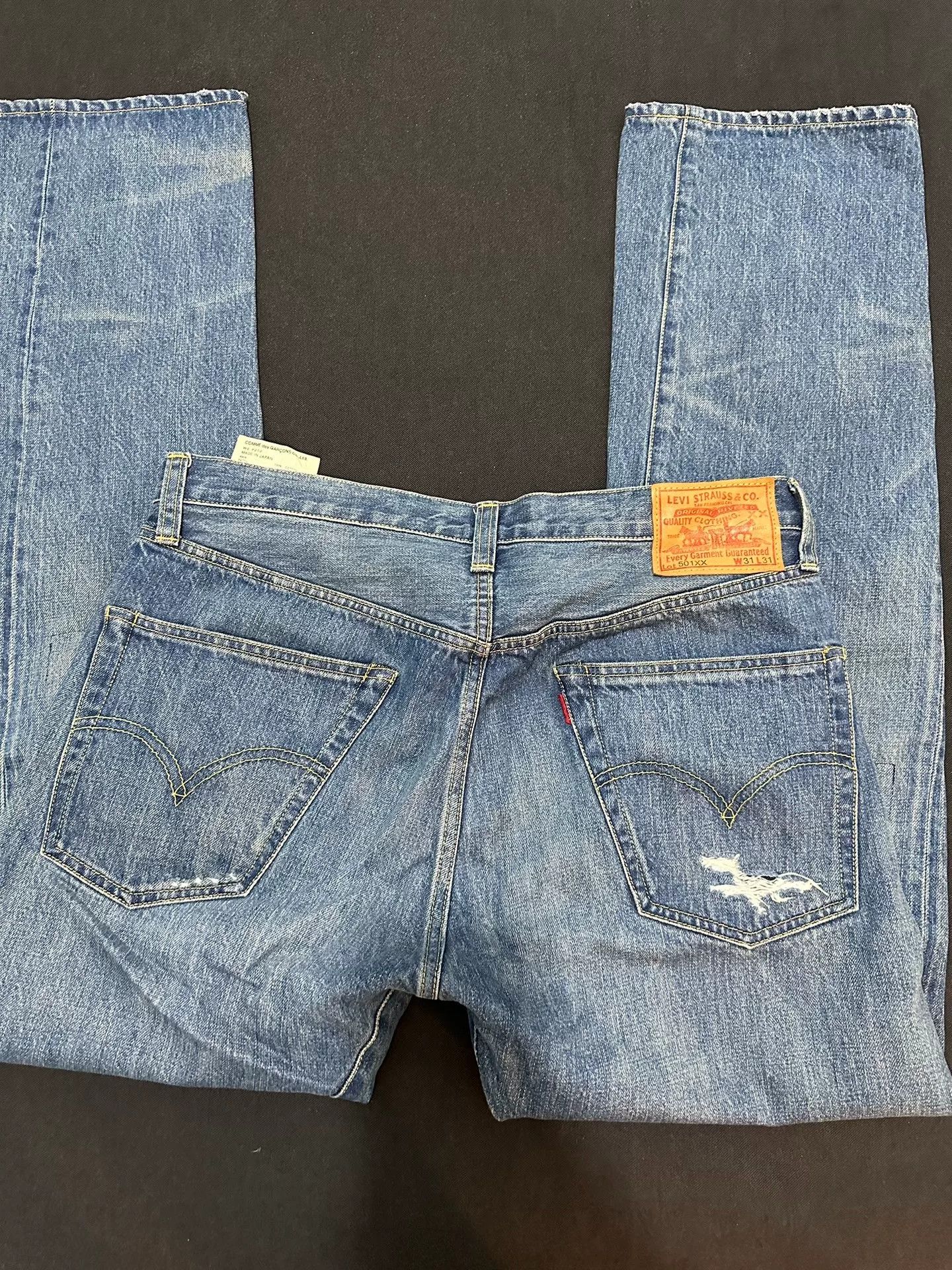 Junya Watanabe junya watanabe jeans with patchwork details Size US 26 / EU 42 - 4 Thumbnail