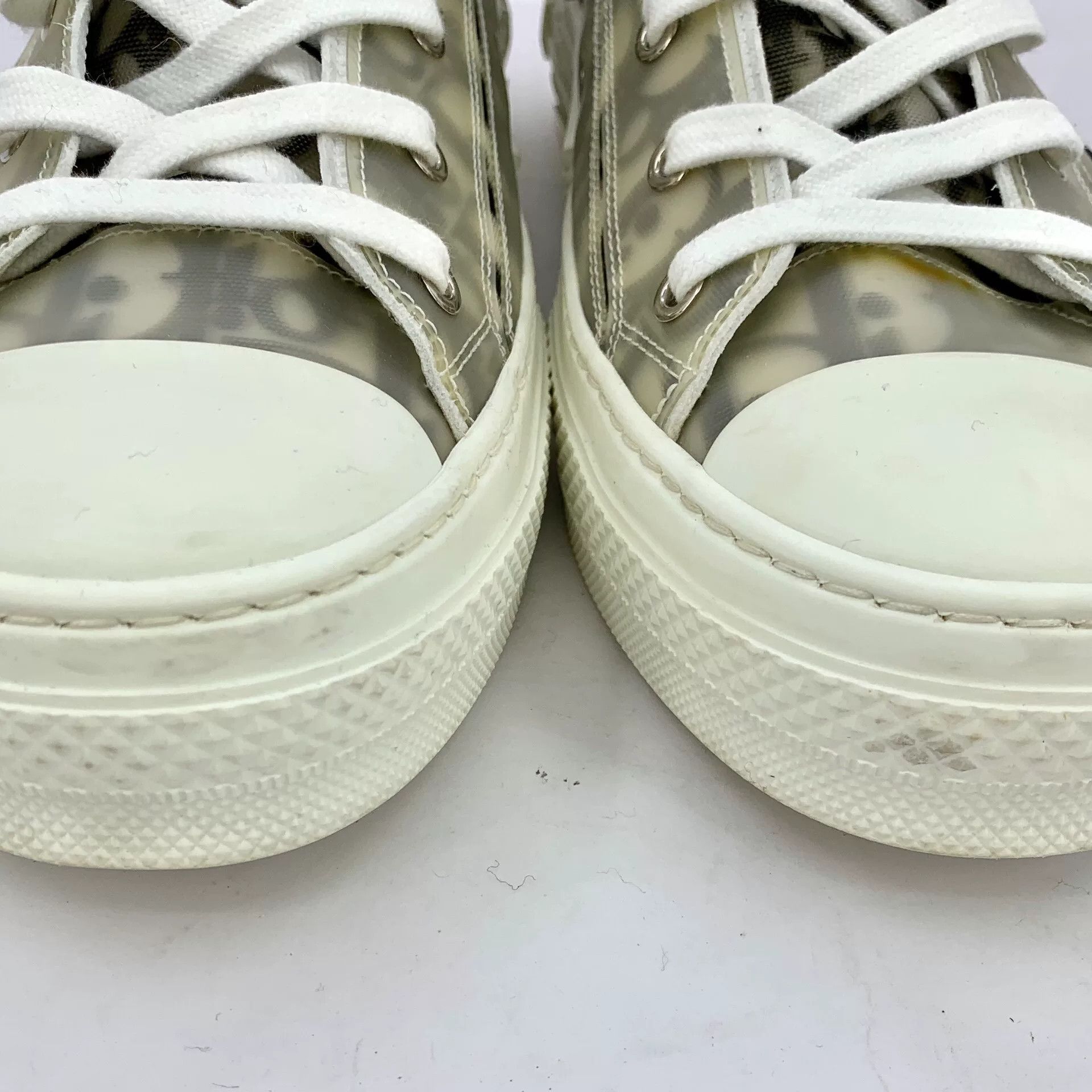 Dior Dior B23 Logo Print High-Top Sneakers Size US 11.5 / EU 44-45 - 9 Thumbnail