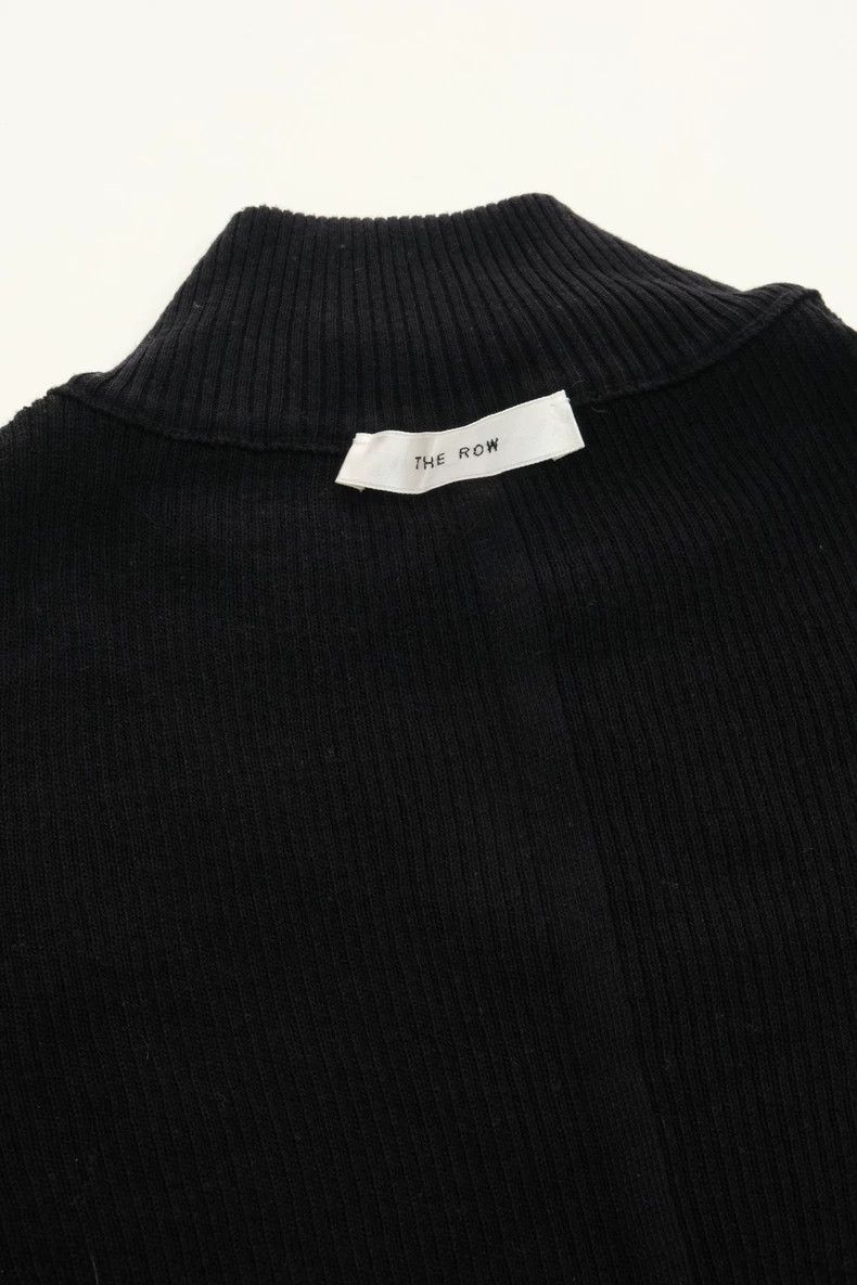 The Row The Row Mock Neck Silk-Cotton Sweater Size US XS / EU 42 / 0 - 4 Thumbnail