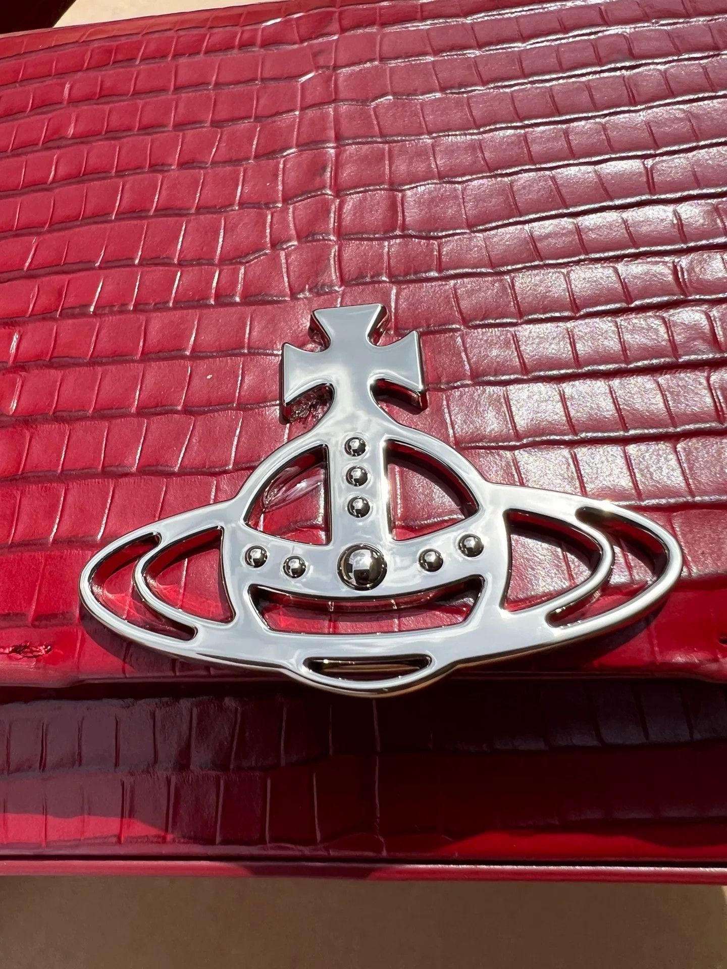 Vivienne Westwood Vivienne Westwood Hazel Red Chain Shoulder Bag Size ONE SIZE - 6 Thumbnail