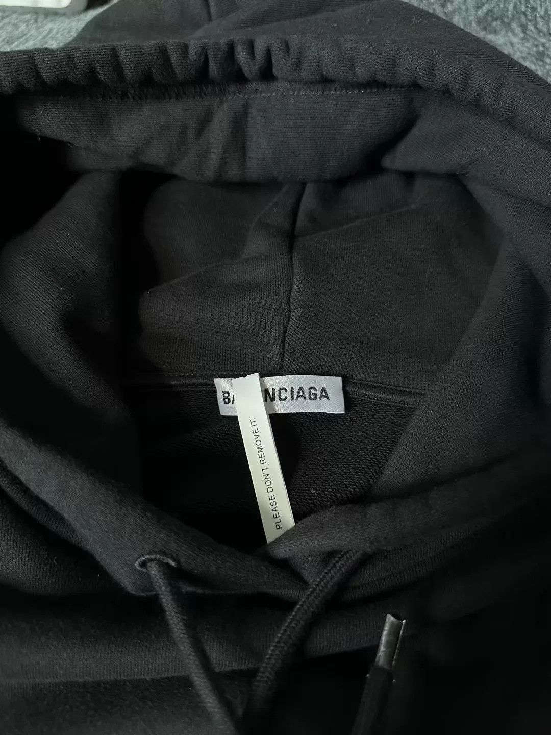 Balenciaga Balenciaga Black Crew Hoodie XS Size US XS / EU 42 / 0 - 3 Thumbnail