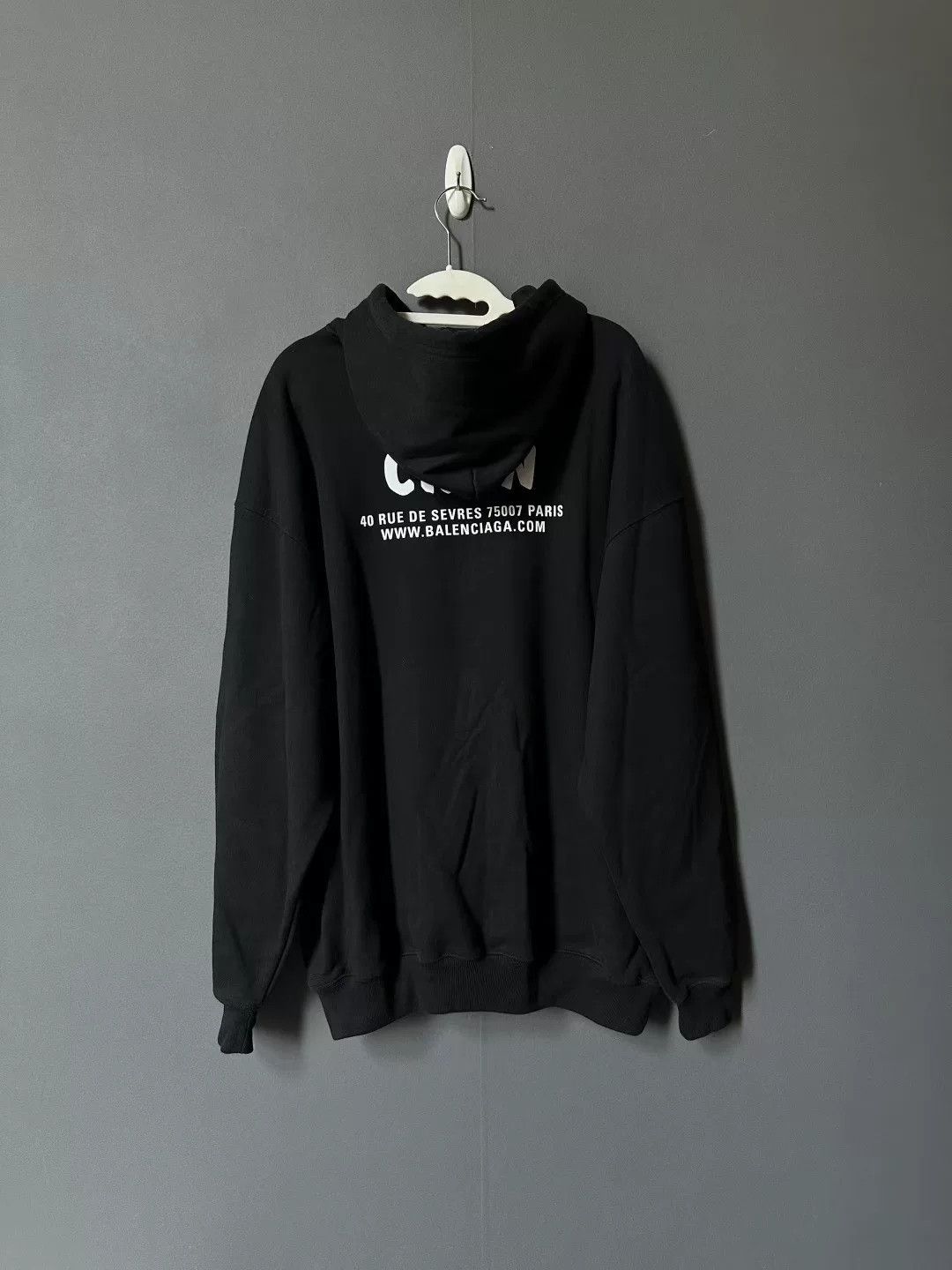 Balenciaga Balenciaga Black Crew Hoodie XS Size US XS / EU 42 / 0 - 2 Thumbnail