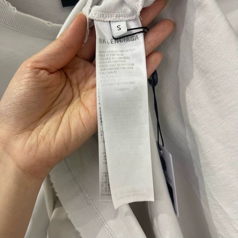 Balenciaga Balenciaga Logo Print Short Sleeve Tee Size US S / EU 44-46 / 1 - 4 Thumbnail