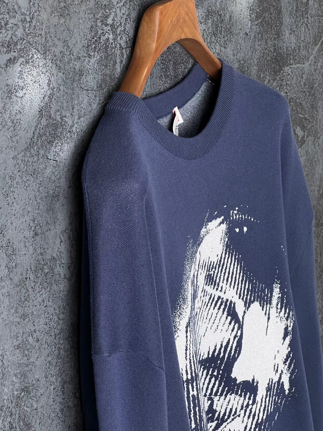 Alexander McQueen alexander mcqueen navy crew neck sweater Size US M / EU 48-50 / 2 - 5 Thumbnail
