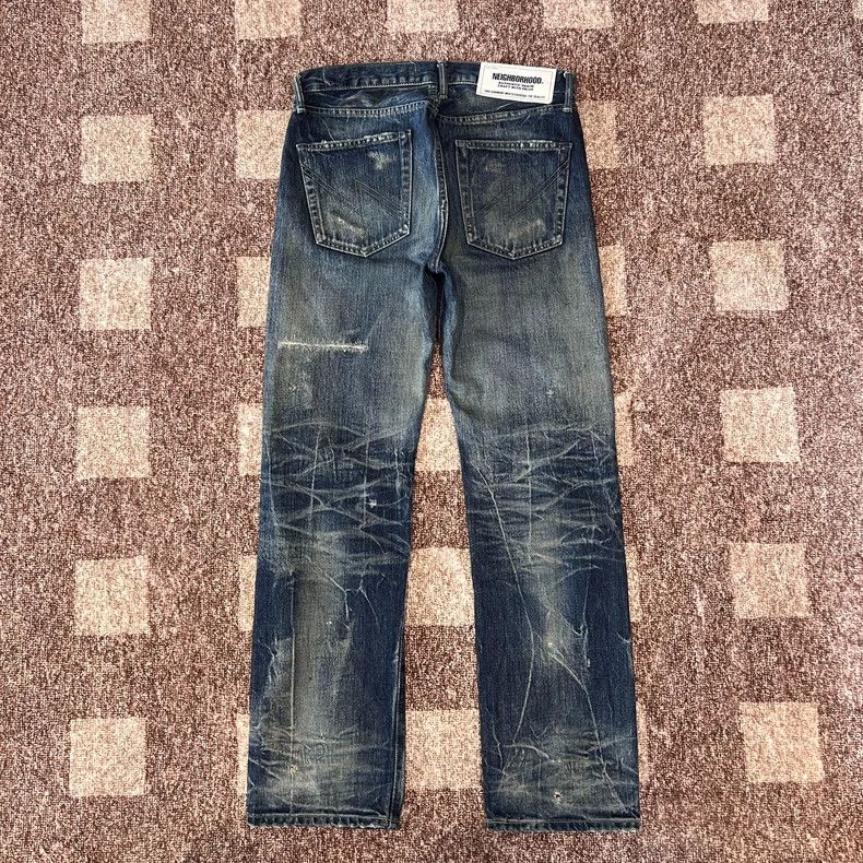 Neighborhood NEIGHBORHOOD 20SS Distressed Denim Jeans Size US 32 / EU 48 - 4 Thumbnail