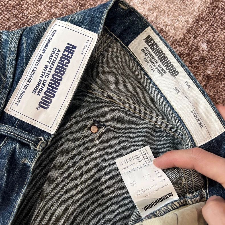 Neighborhood NEIGHBORHOOD 20SS Distressed Denim Jeans Size US 32 / EU 48 - 3 Thumbnail