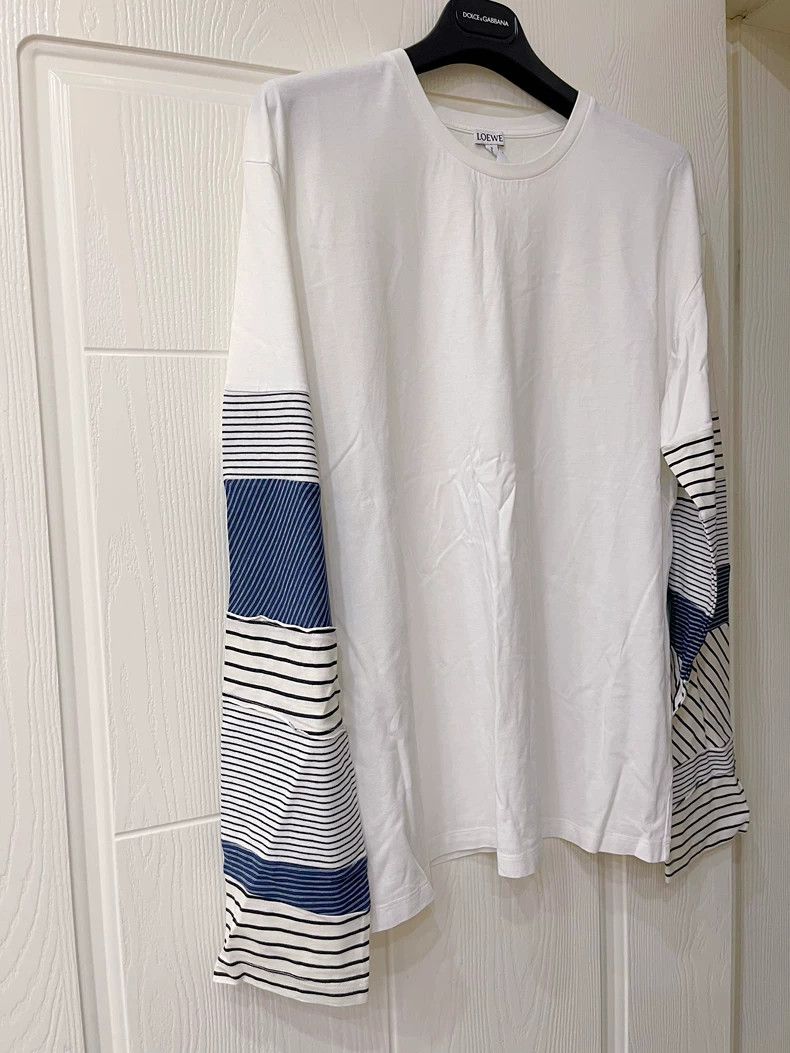 Loewe LOEWE Stripe Paneled Long Sleeve T Size US L / EU 52-54 / 3 - 2 Thumbnail
