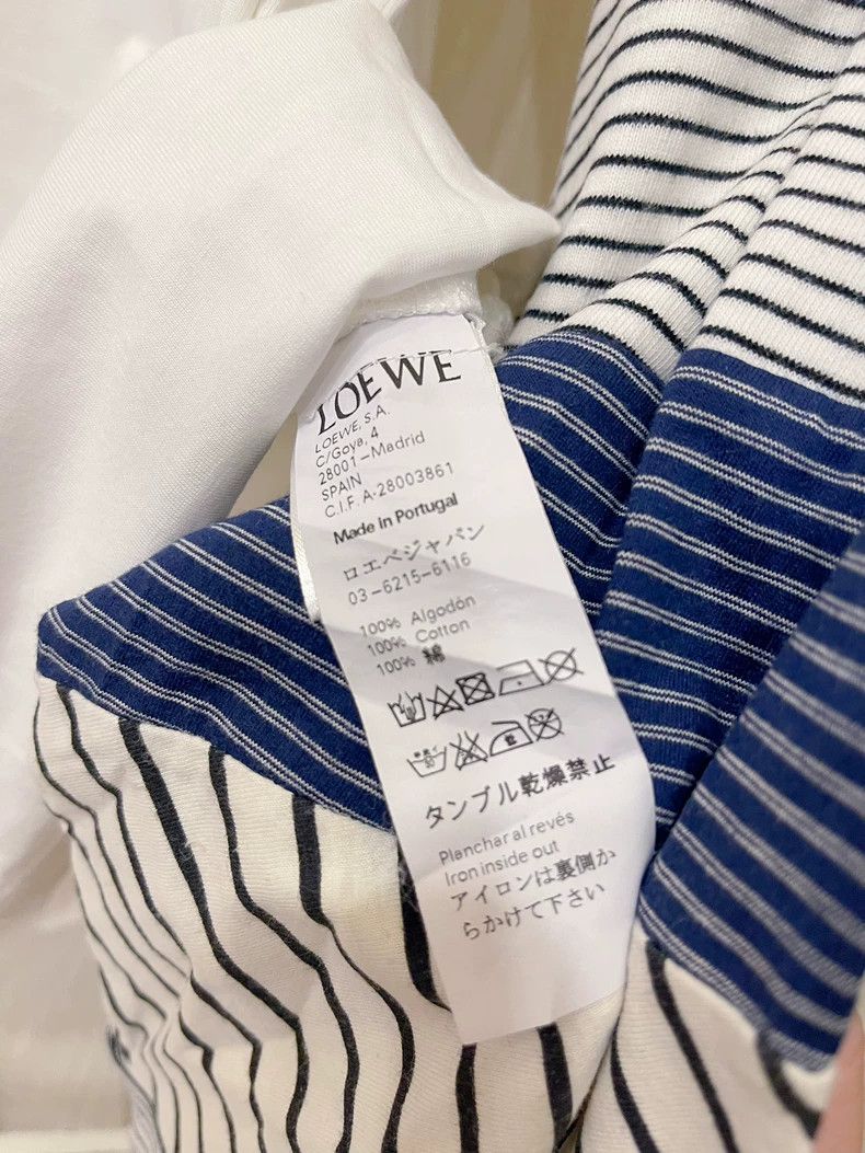 Loewe LOEWE Stripe Paneled Long Sleeve T Size US L / EU 52-54 / 3 - 6 Thumbnail