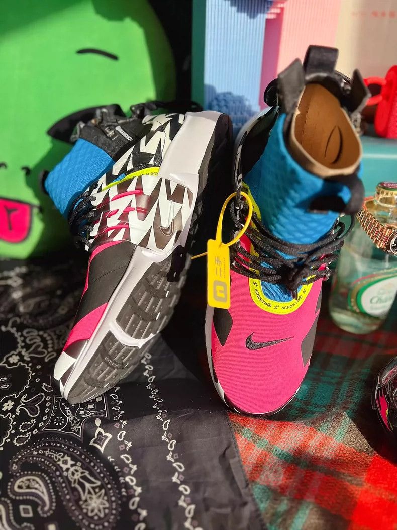 Acronym Acronym x Nike Air Presto Mid Cotton Candy Size US 10.5 / EU 43-44 - 4 Thumbnail