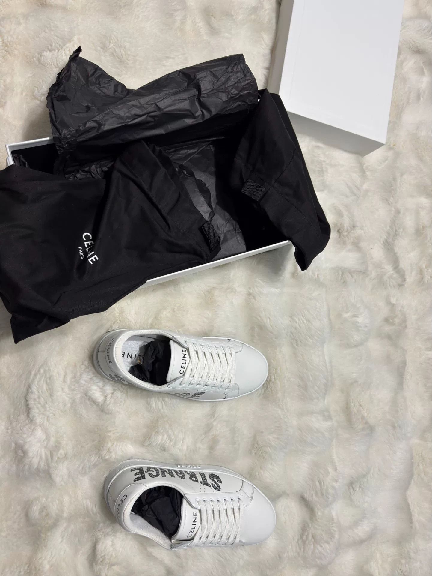 Celine celine classic white sneakers with logo Size US 8 / EU 41 - 7 Thumbnail