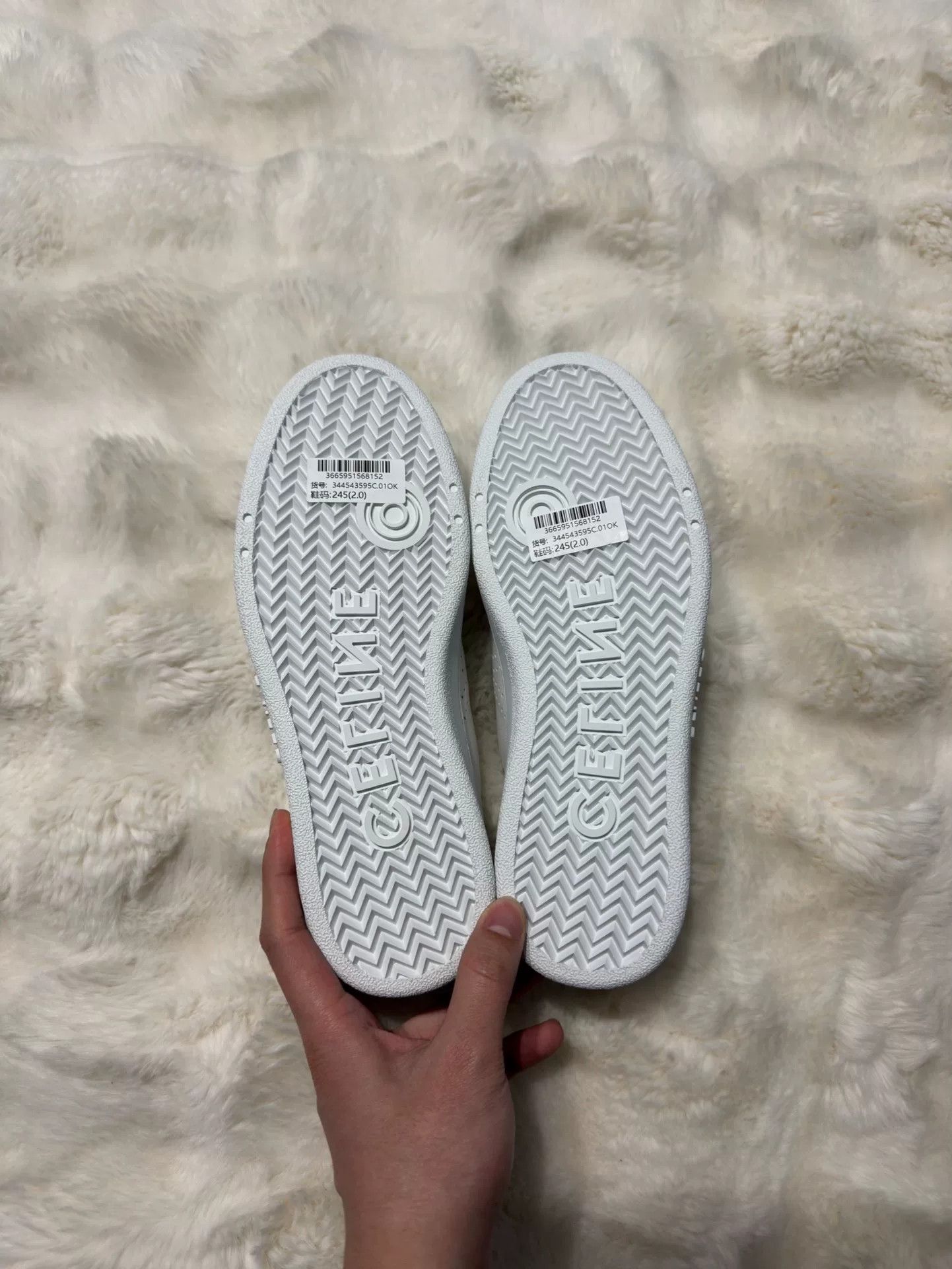 Celine celine classic white sneakers with logo Size US 8 / EU 41 - 6 Thumbnail