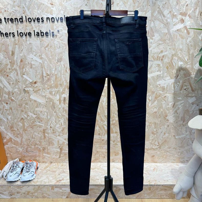 Amiri Amiri Black Distressed Denim Jeans Size US 34 / EU 50 - 5 Thumbnail