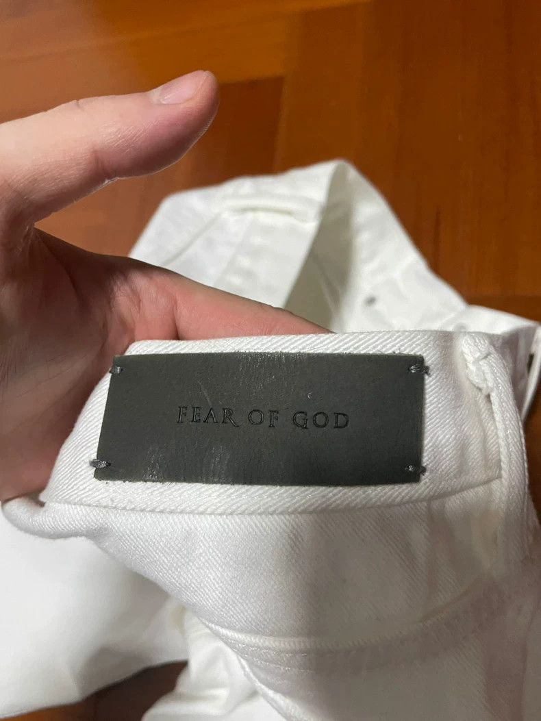 Fear of God Fear of God White Maxfield Denim Jeans Size US 32 / EU 48 - 6 Thumbnail