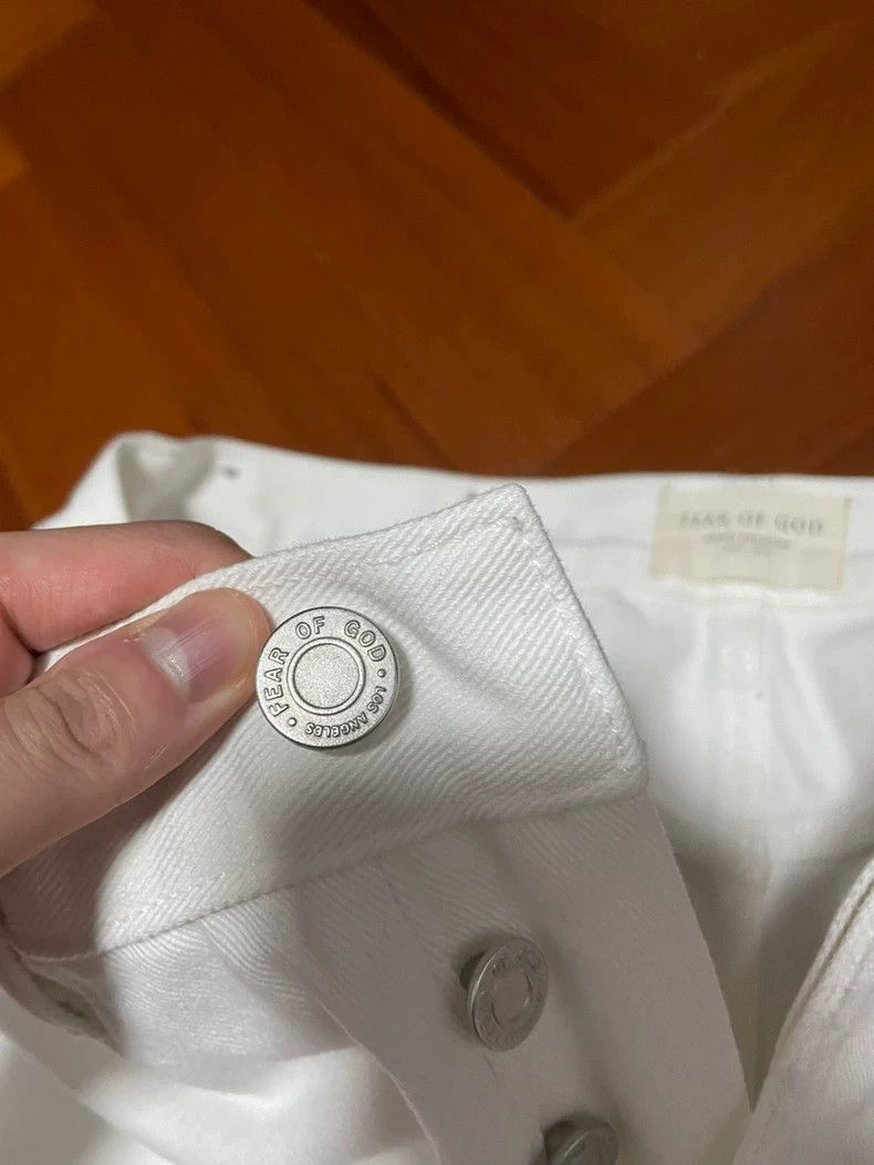 Fear of God Fear of God White Maxfield Denim Jeans Size US 32 / EU 48 - 3 Thumbnail