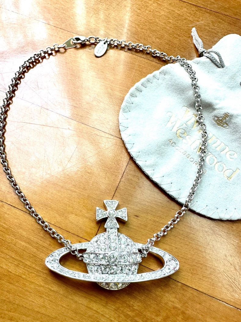 Vivienne Westwood Vivienne Westwood Saturn Necklace Size ONE SIZE - 4 Thumbnail